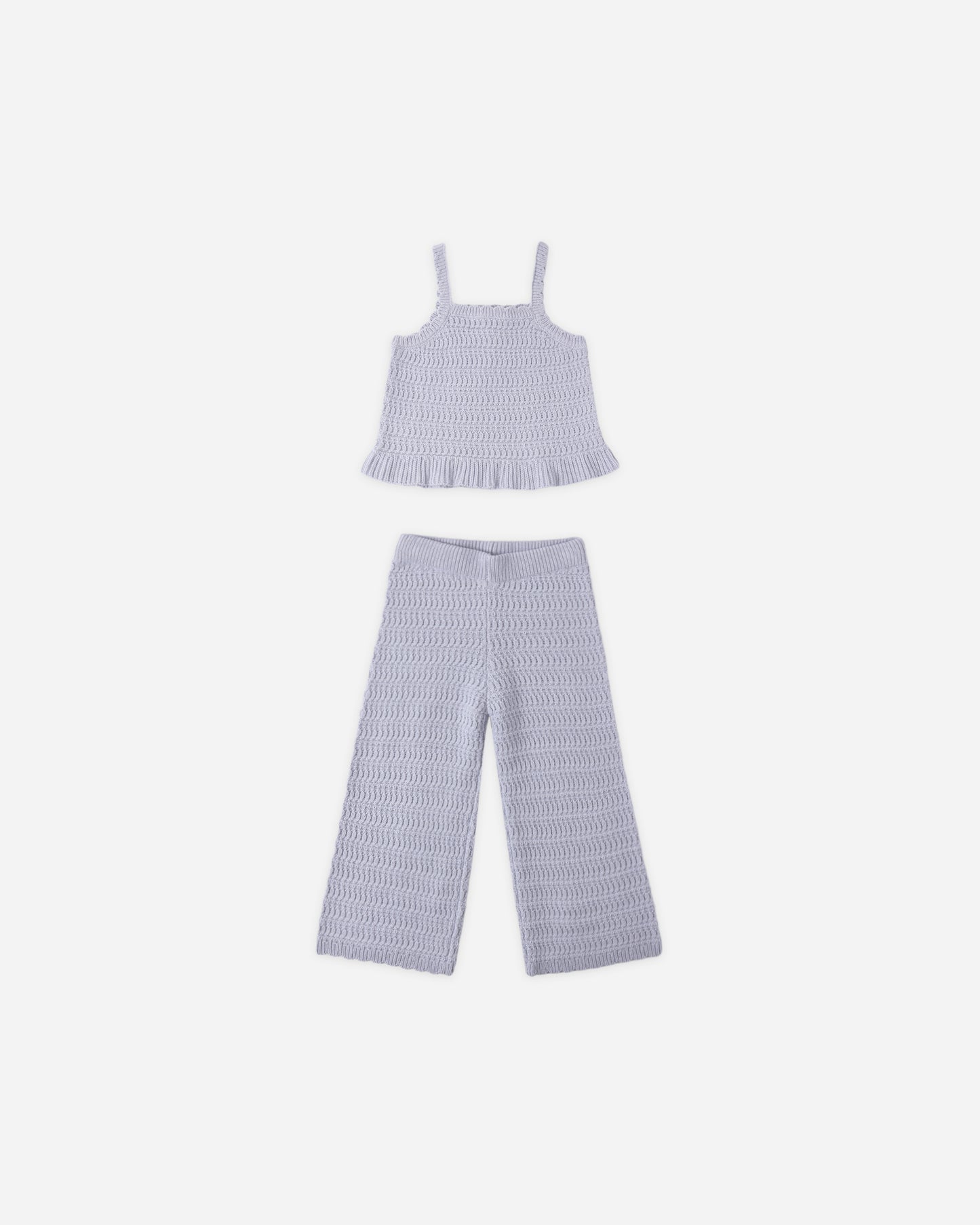 Mari Knit Set || Periwinkle