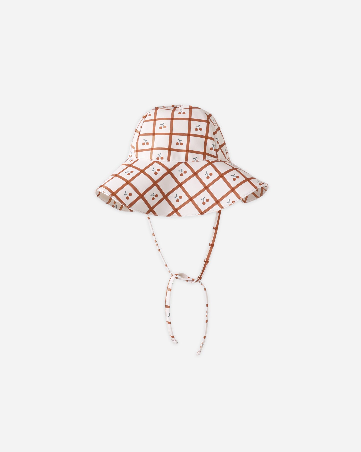 Floppy Swim Hat || Cherry Check