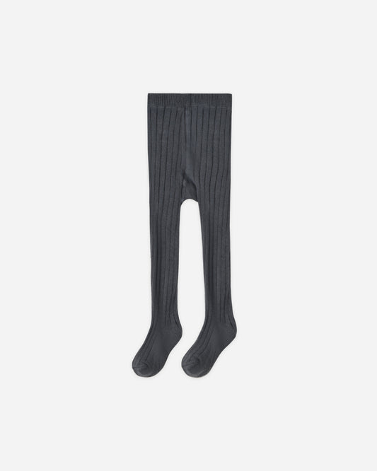 Ribbed Tights Midnight