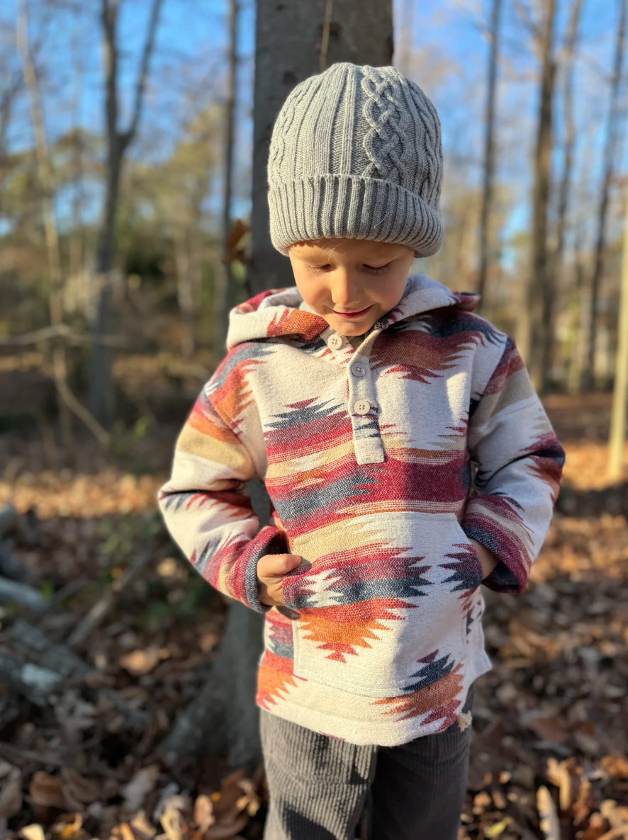 Burgundy Aztec Rancho Jacket