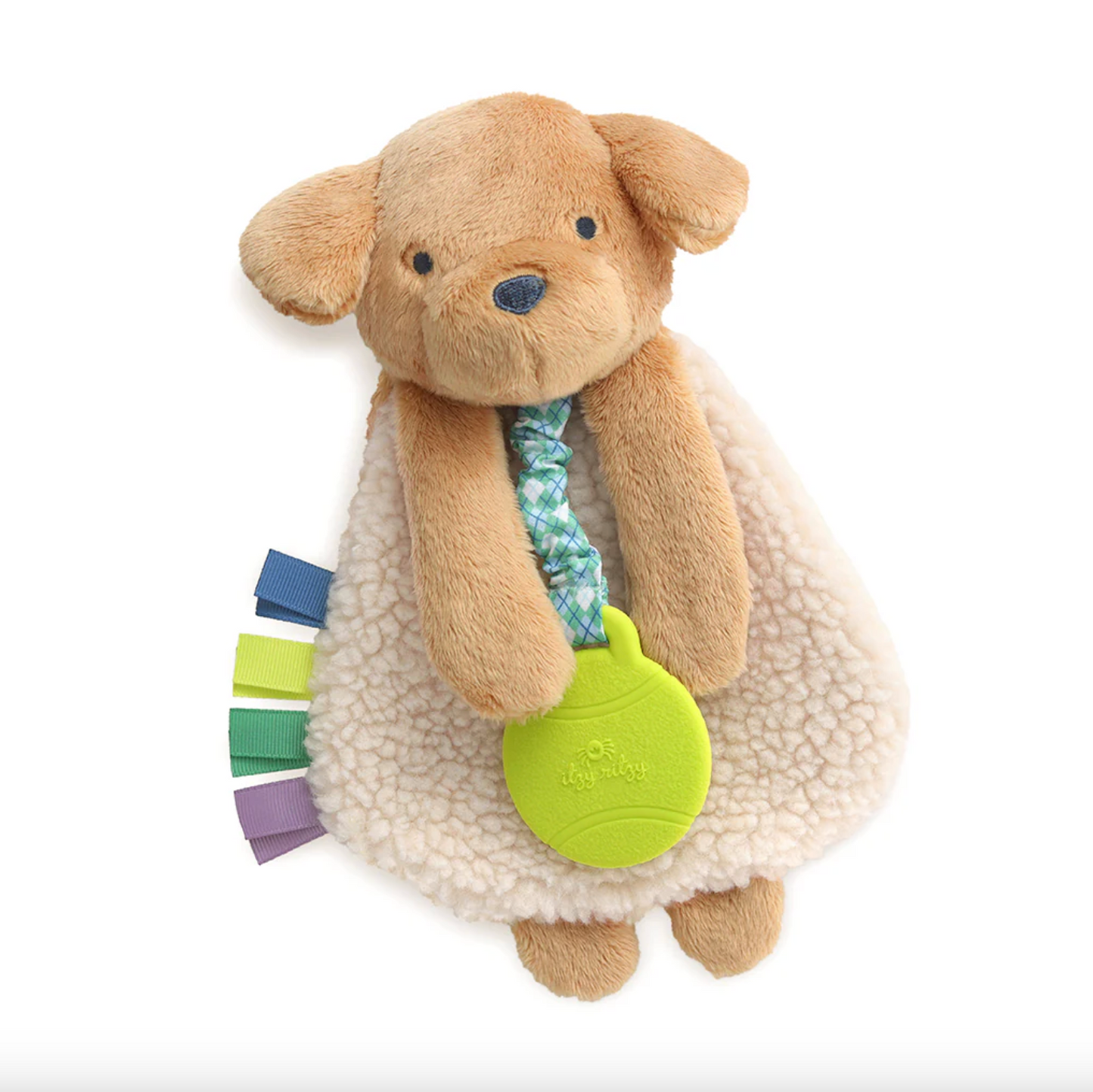 Itzy Lovey™ Plush with Silicone Teether Toy