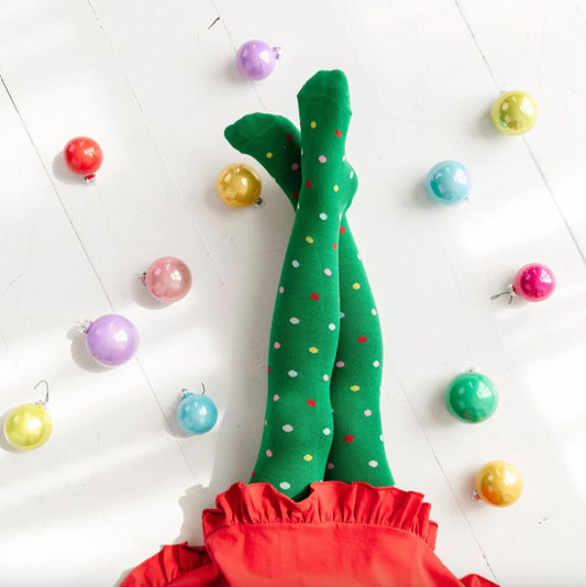 Oh Christmas Tree Knit Tights