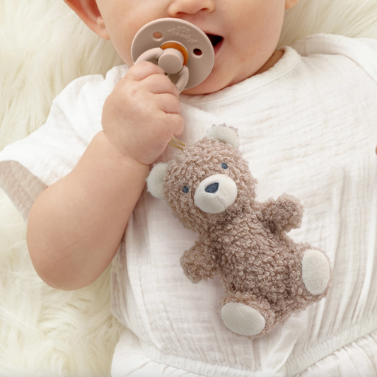 Bitzy Pal Natural Rubber Pacifier & Plush