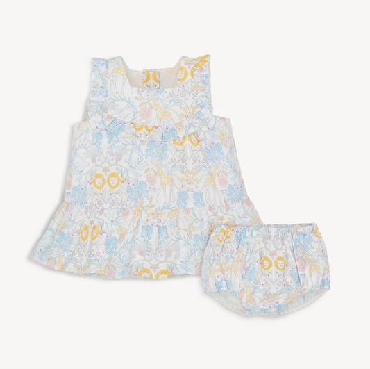 nikki menagerie dress + diaper cover