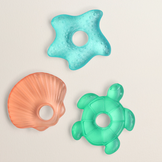 Cutie Coolers™ Water Filled Teethers (3-pack) - Seaside