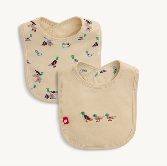 Quack Me Up Organic Cotton Reversible Bib