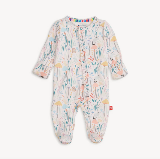 Shroom & Bloom Modal Ruffle Footie
