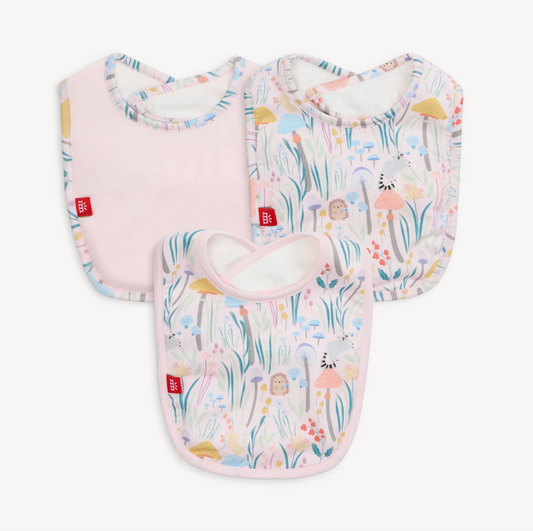 Shroom & Bloom Modal Bibs - 3pk