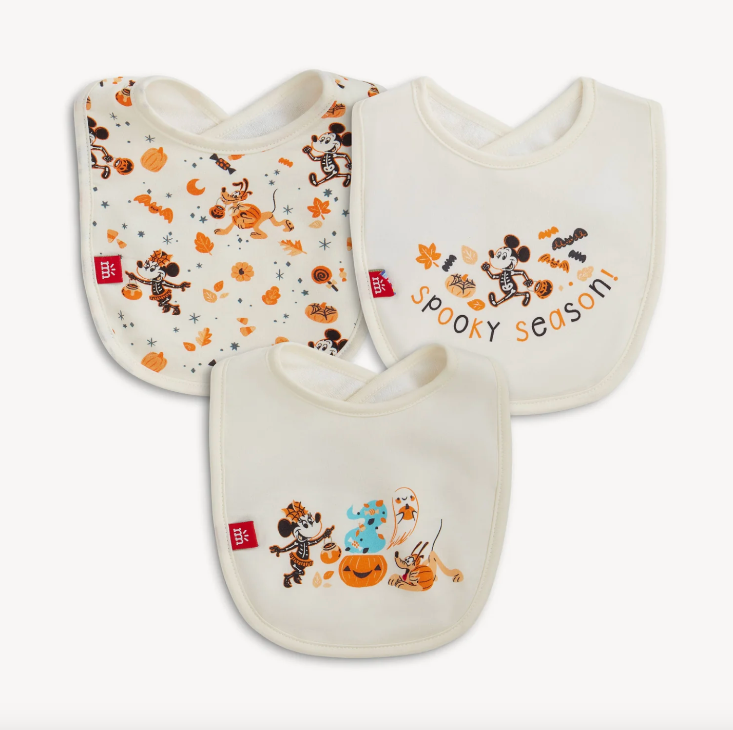 Disney | Mickey's Spooky Season Magnetic Bib 3-Pack