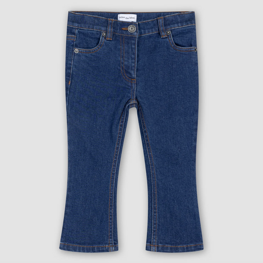 Classic Blue Girl's Bell Bottom Jeans