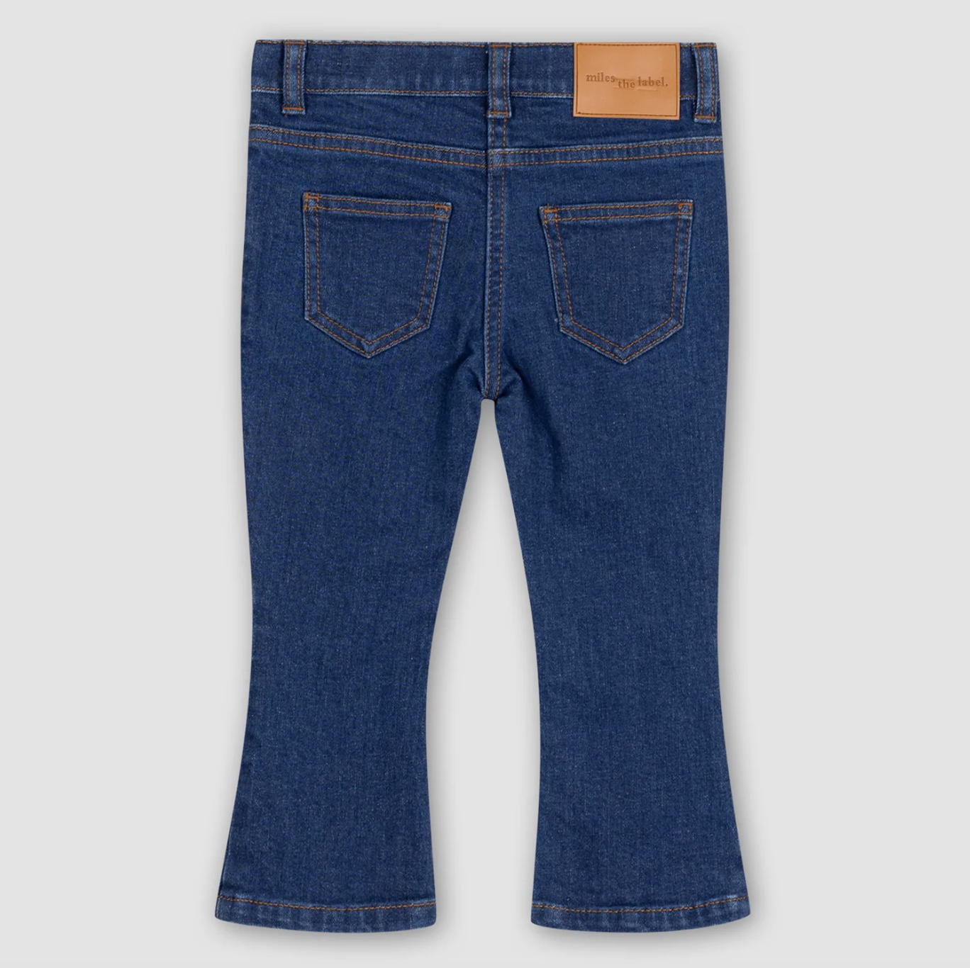 Classic Blue Girl's Bell Bottom Jeans