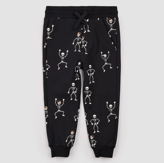 Dancing Glow-in-the-Dark Skeletons Joggers