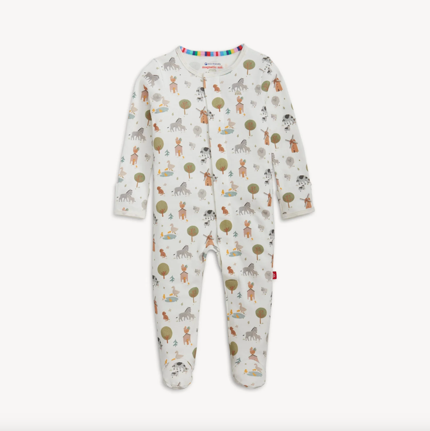 Funny Farm Organic Cotton Footie