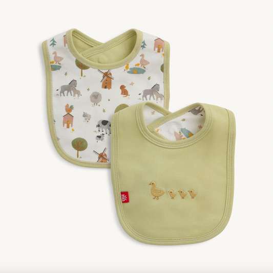 Funny Farms Organic Cotton Bib