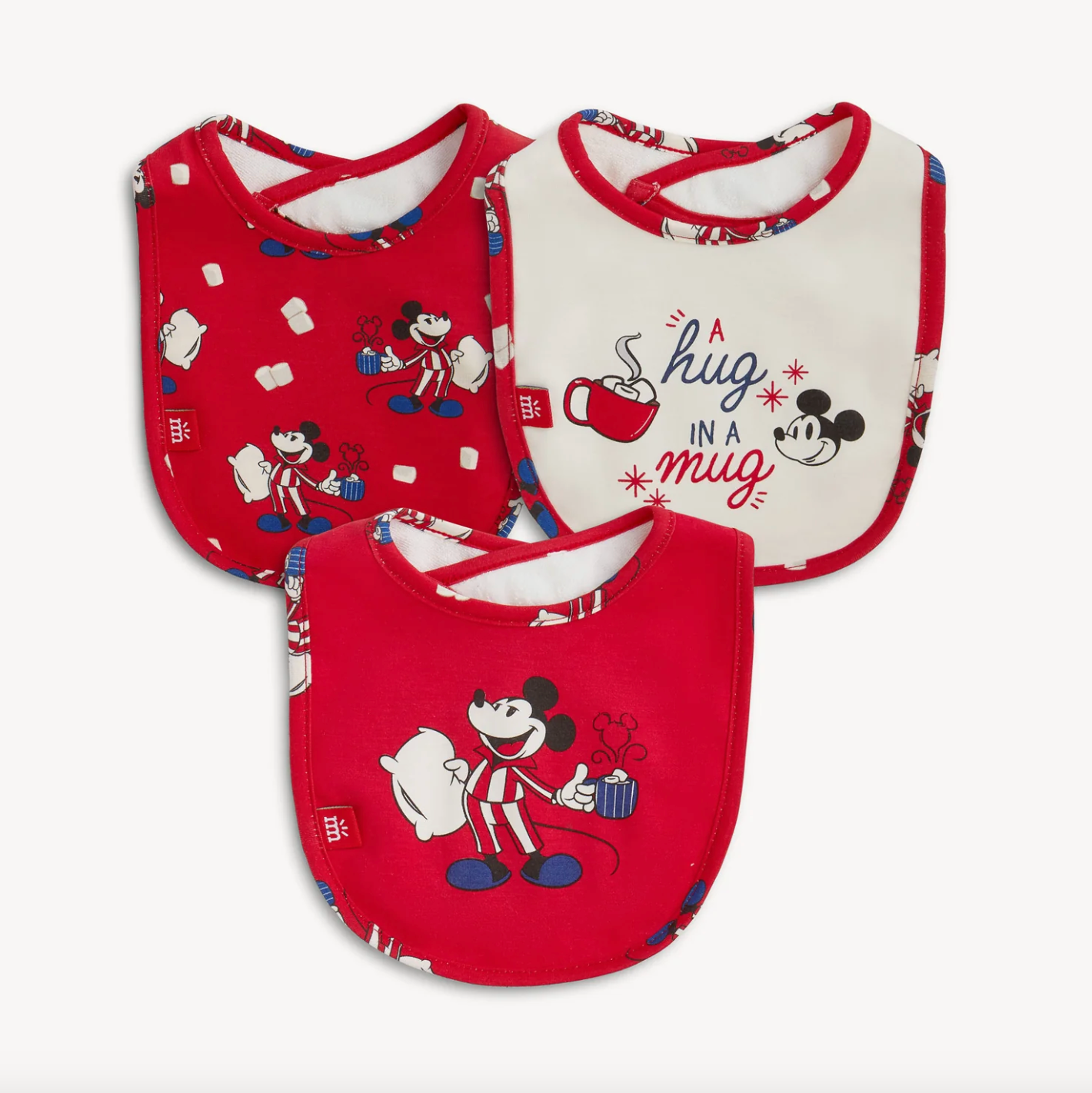 Disney | Red Cocoa Club. RightFit™ Magnetic Bib 3-Pack
