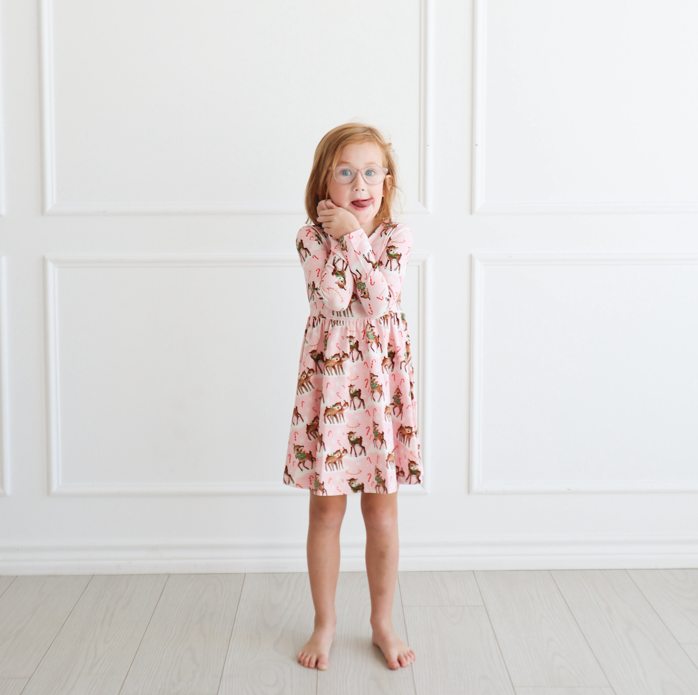 MORGAN DRESS – VINTAGE REINDEER