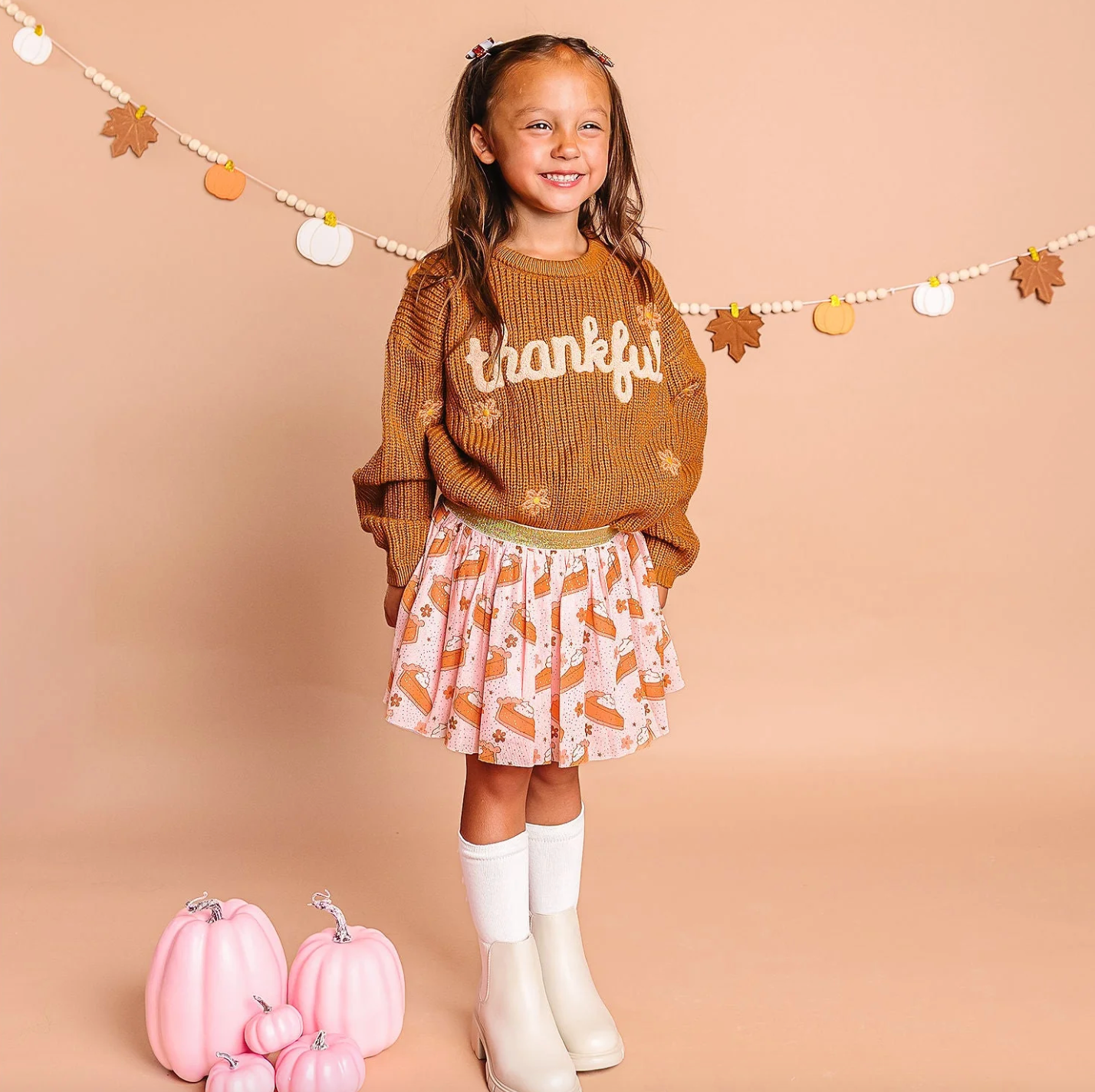 Thankful Thanksgiving Knit Sweater