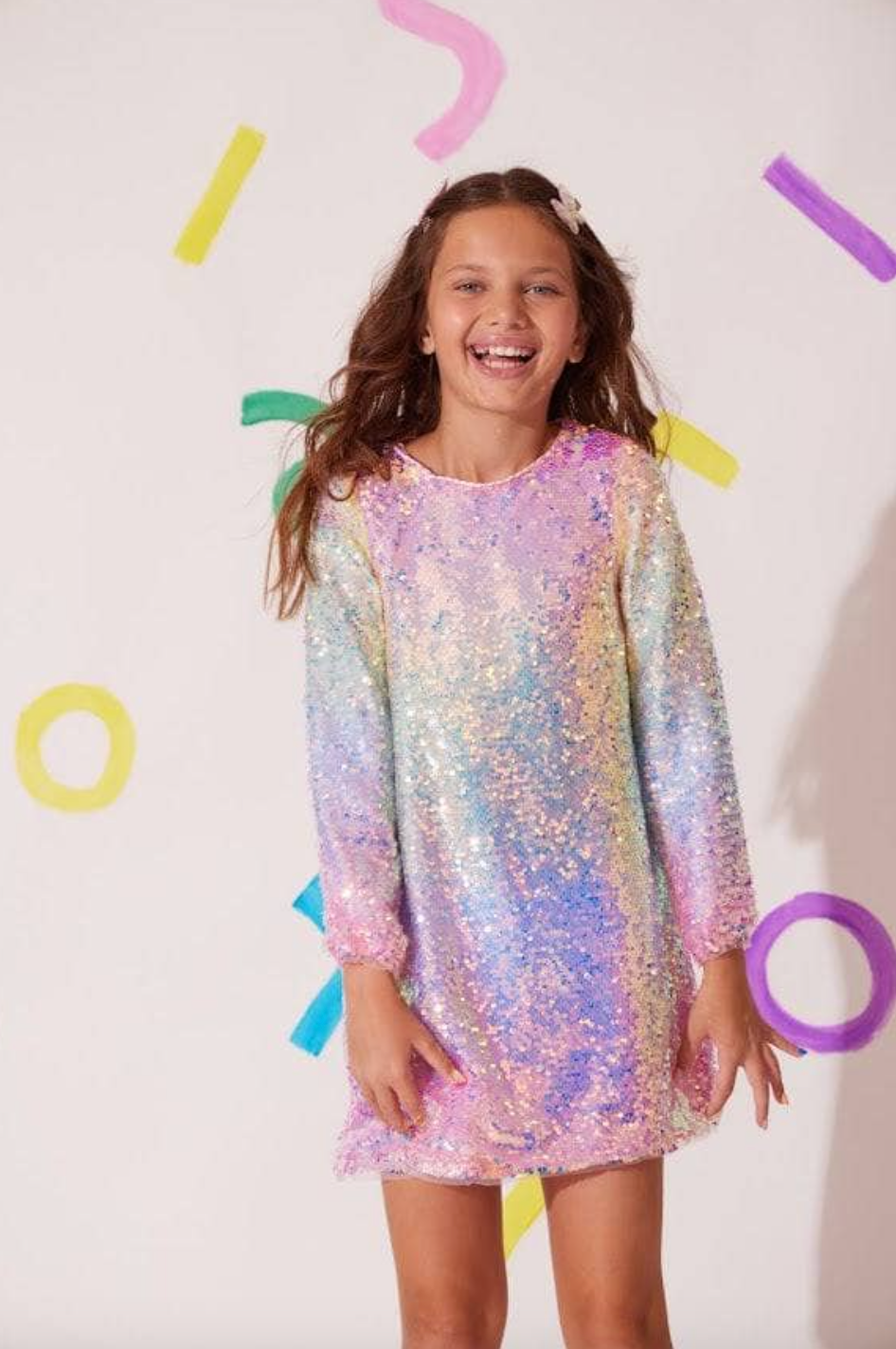 Sequin Ombré Party Dress