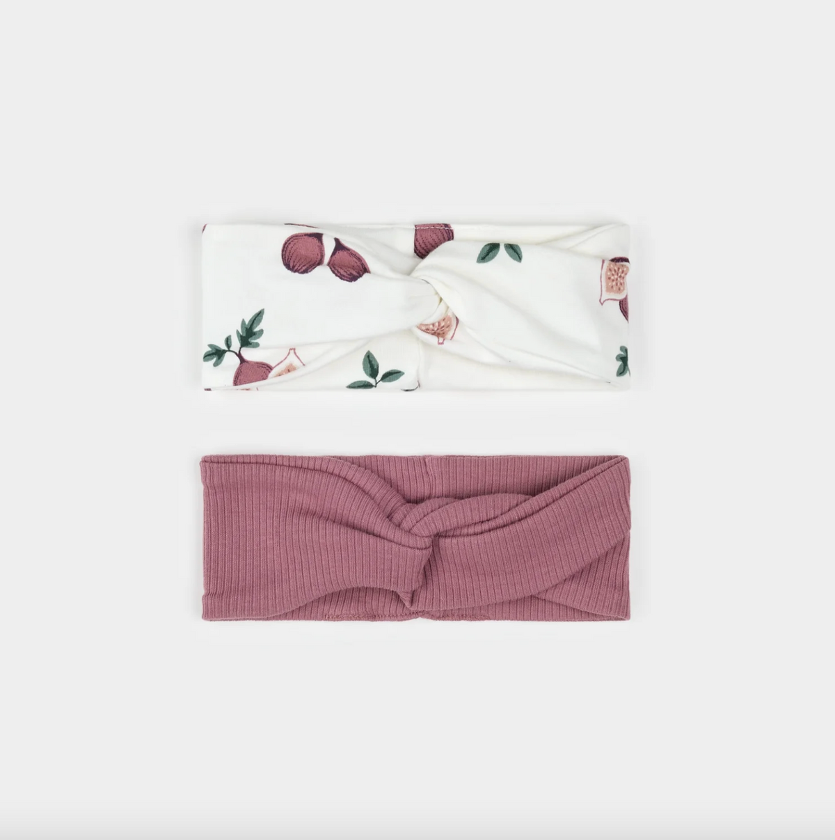 Purple & Fig Knot Headband Set