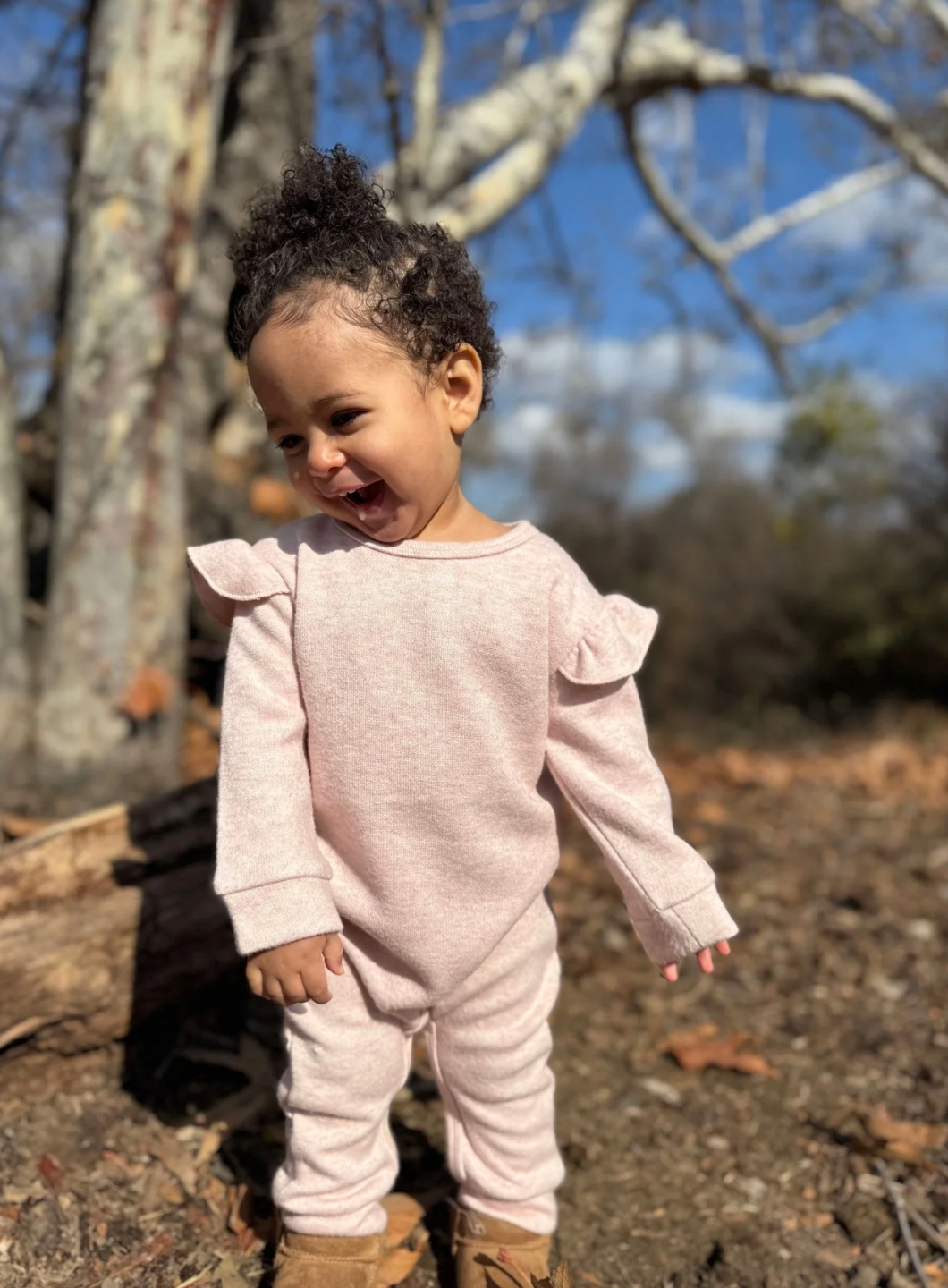 Pink Noelle Romper