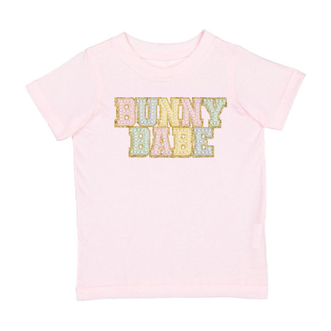 Bunny Babe Patch Easter Short Sleeve Tee