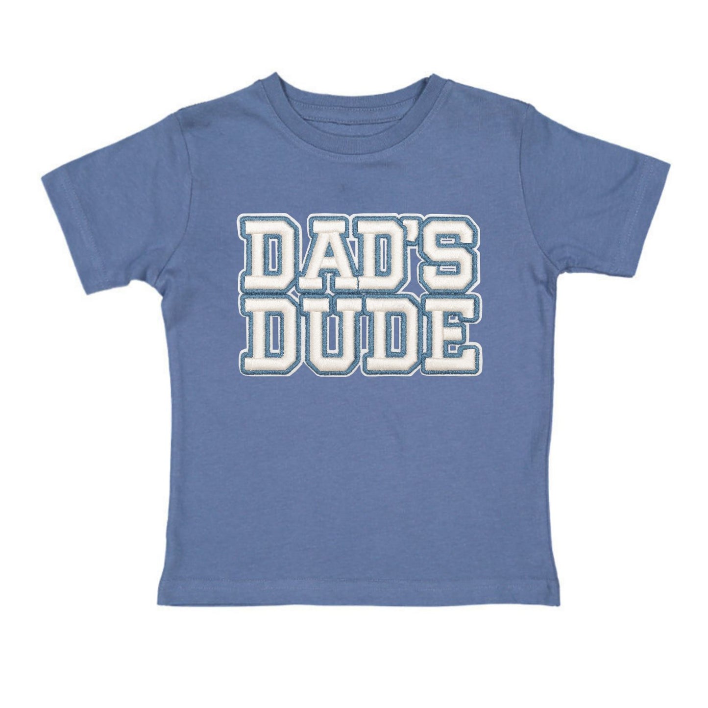 Dad's Dude Patch Short Sleeve T-Shirt - Indigo