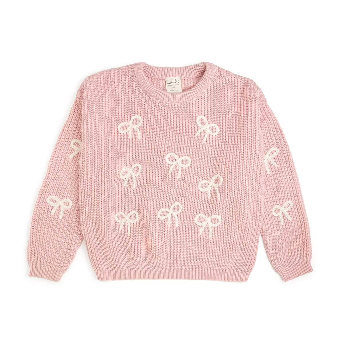 All Over Bows Knit Sweater