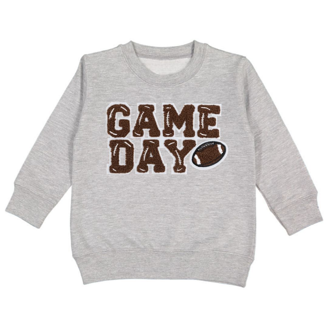 Game Day Patch Sweatshirt - Grey