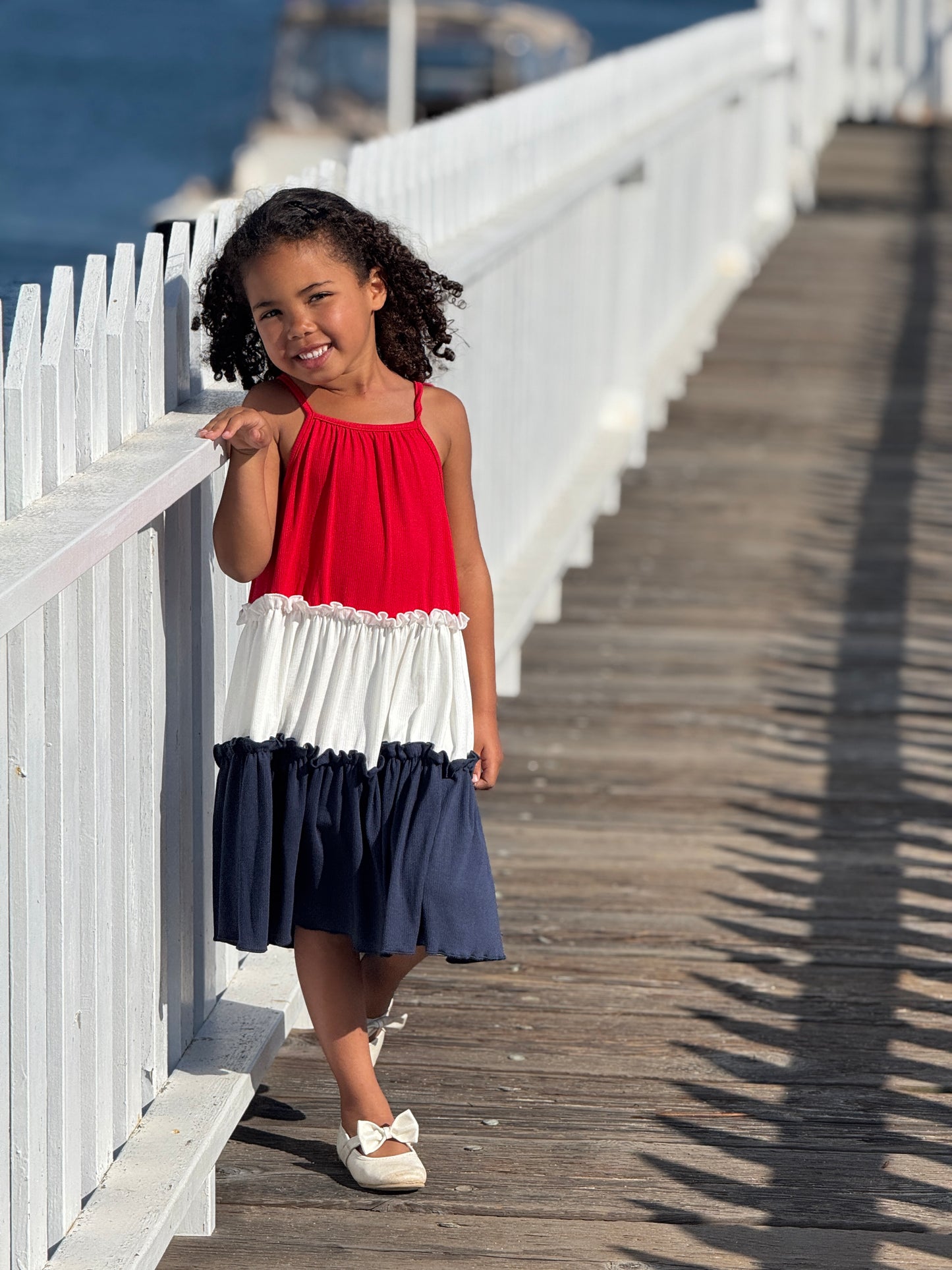 Red / White / Blue Phoebe Dress