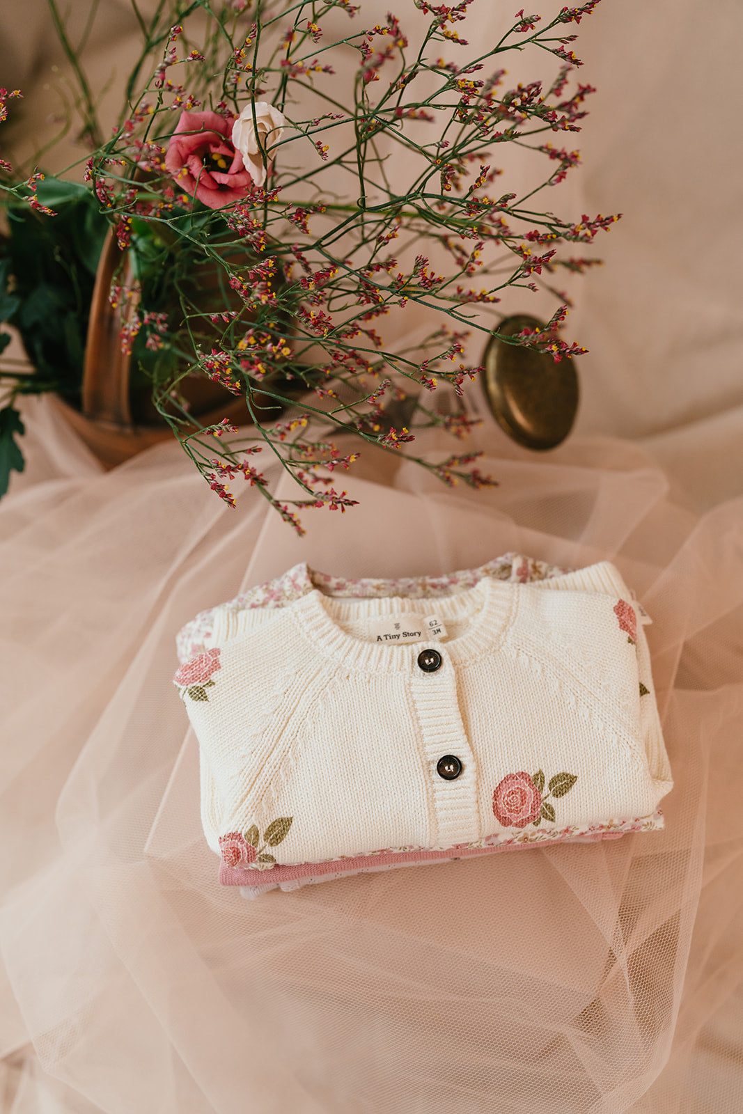 Pink Rose Cardigan